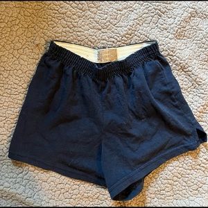 dark blue soffe shorts